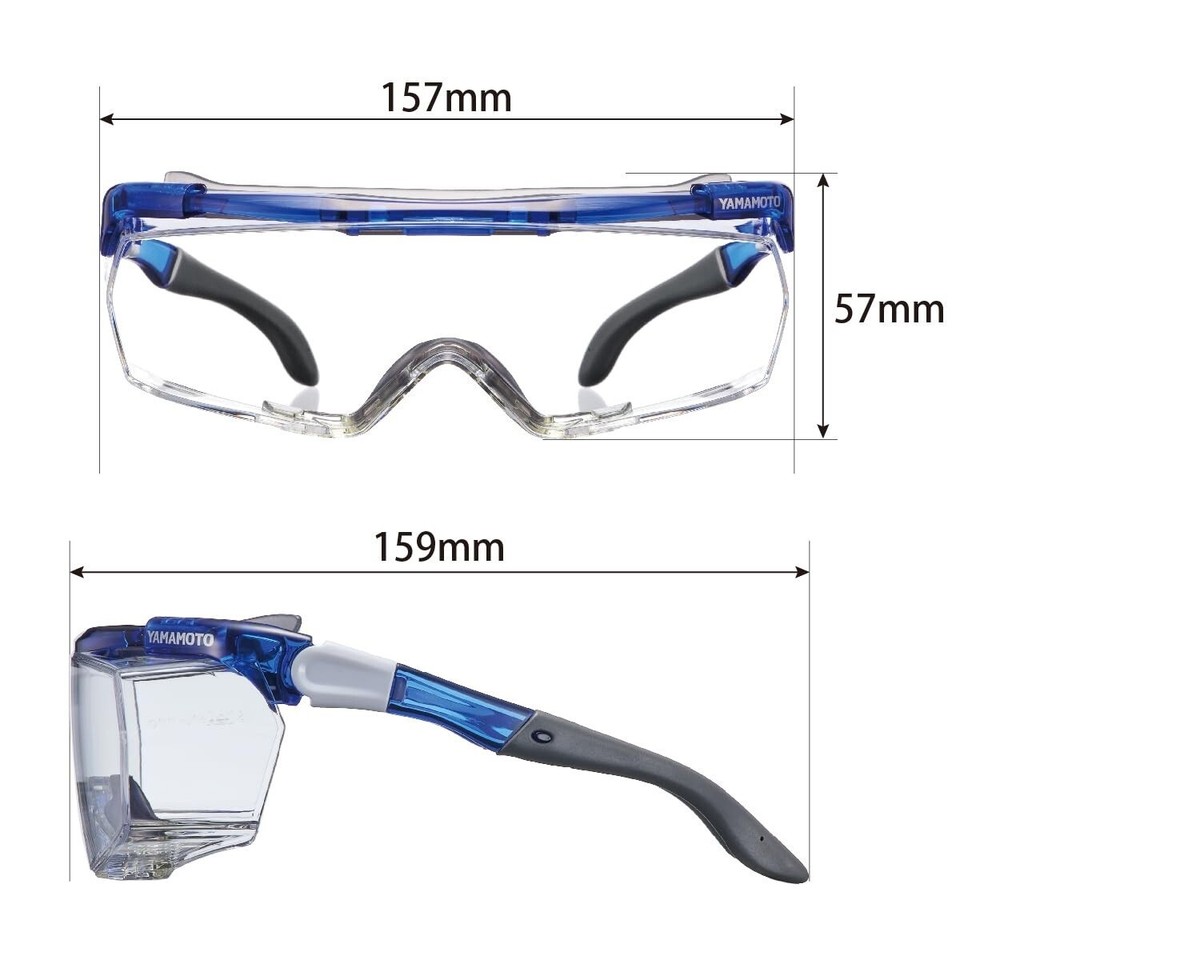 YAMAMOTO SAFETY GLASSES (CLEAR TYPE) SN-770 | eBay