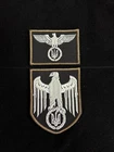 Ukraine Military Morale Patches eagle with trident Tactical Badge Hook* 2 pcs