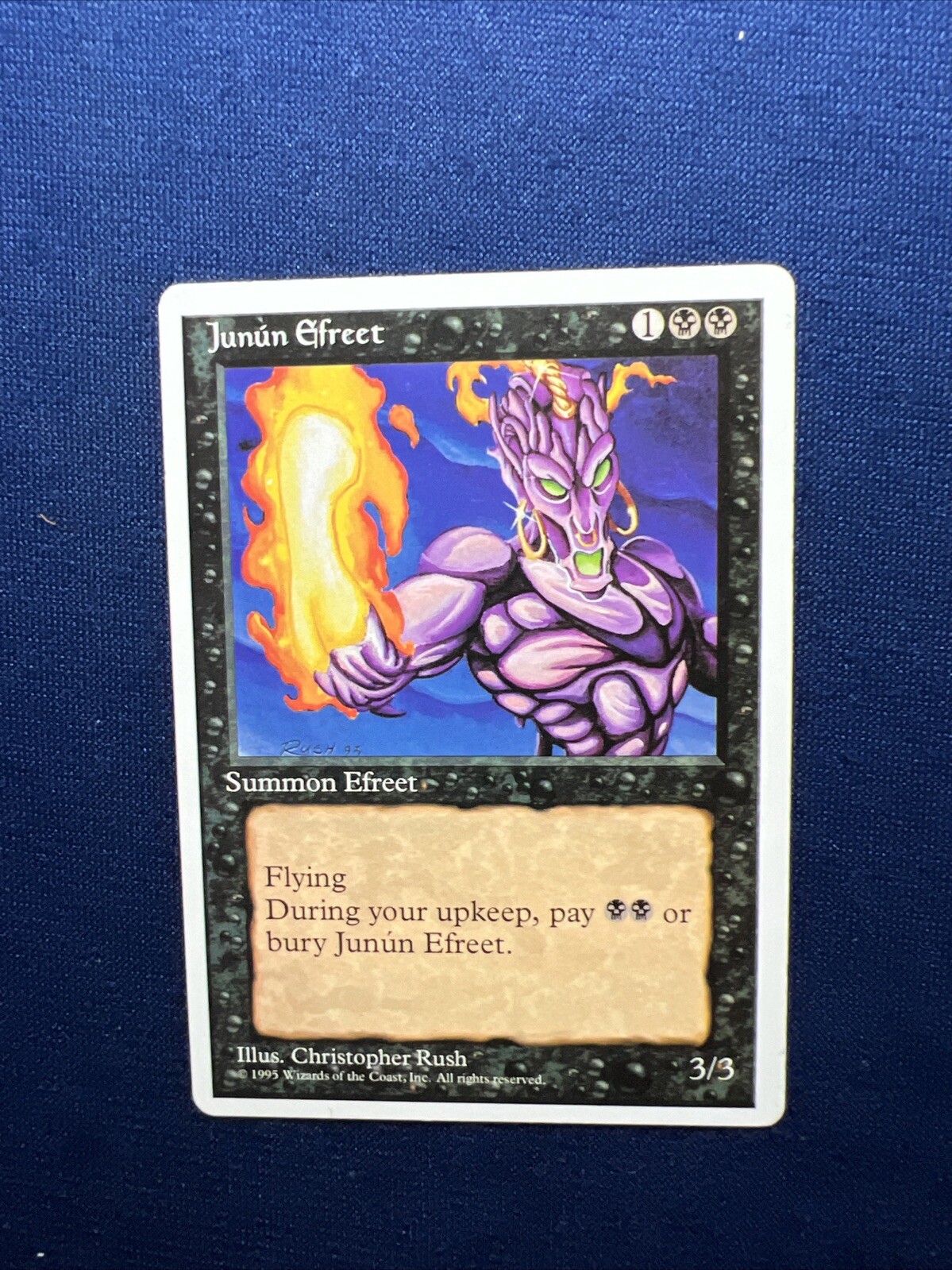 MTG Beautiful ALTERNATE 4th Ed Junun Efreet  Mint/NM  1995 release