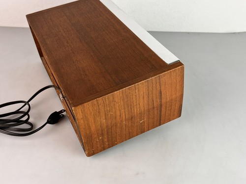 PANASONIC MODEL RC-685 AM/FM Solid State Clock Radio Wood Case Vintage - 第 8/9 張圖片