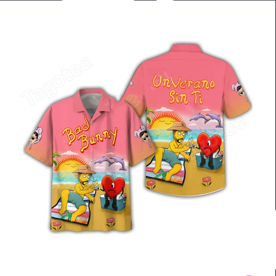 Bad Bunny Un Verano Sin Ti Album Hawaiian Shirt