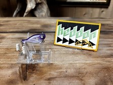 Vintage Heddon Top Sonic 300 Color PS Purple Scale Walleye Bass Fishing Lure