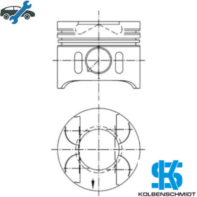 PISTON 97409600 FOR MERCEDES-BENZ OM612.965/981/961/963/966/962/967 2.7L 5cyl