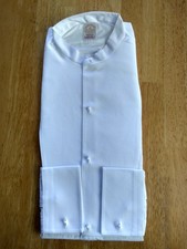 NWOT Brooks Brothers Golden Fleece Egyptian Cotton Formal Shirt USA 17.5-36