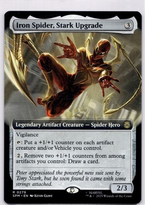 Iron Spider, Stark Upgrade SPM #279 Marvel's Spider-Man Magic: The Gathering NM