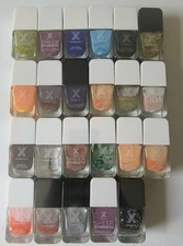 Sephora Nail Polish Formula X Multiple Colors Glitter Sheer Effects Top Coat Lot
