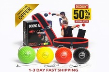 Boxing Fight 4 Balls With Head Band For Reflex Speed Training Punching Exercise