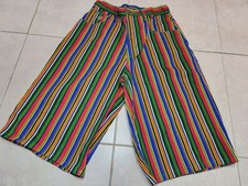 Vintage Cross Colours Jean Striped Baggy Shorts Size 30 Made In USA 90s 9/10
