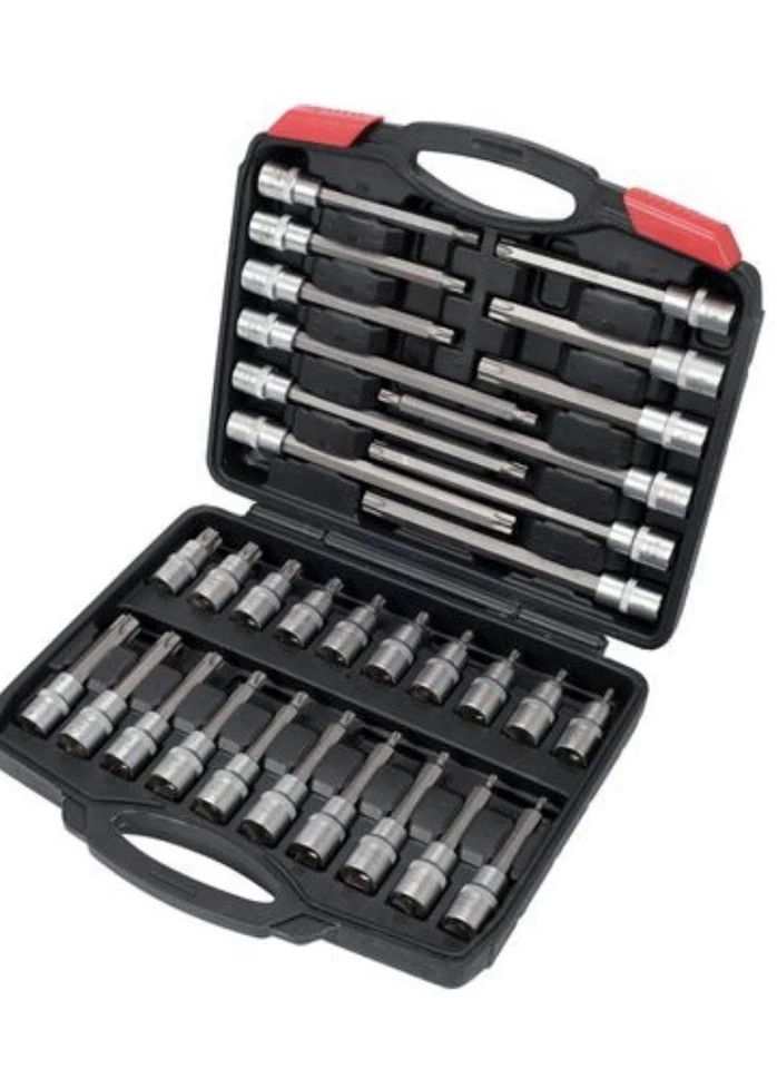 YATO YT-77541 Jeu de 32 douilles Torx 1/2" - Photo 2/2