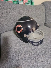 Chicago Bears Football Helmet Chips and Dip Snack Bowl