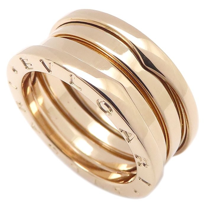 BVLGARI B.zero1 18K Pink Gold ring 3 band S Size53 US size 6 - 6.25 /295703