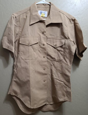 Marine Corps Service Men Uniform Short Sleeve Khaki Tan Shirt 15 1/2 DLA