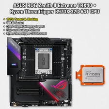 AMD Ryzen Threadripper 3970X 32C 64T  ASUS ROG Zenith II Extreme Alpha TRX40