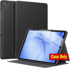 Folio Case in Black for Samsung Galaxy Tab A11 Plus 11 Inch, Multi-Viewing Angle