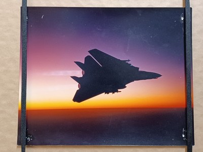 ''U.S. Navy Grumman F-14 Tomcat Silhouette'' Photograph 8''X10''