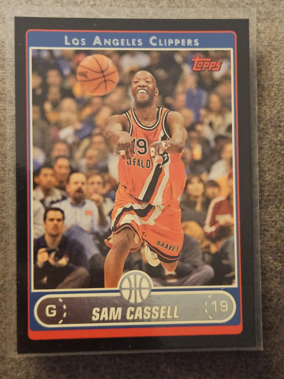2006-07 Topps Sam Cassell #130 Black Boarder 09/99 - Los Angeles