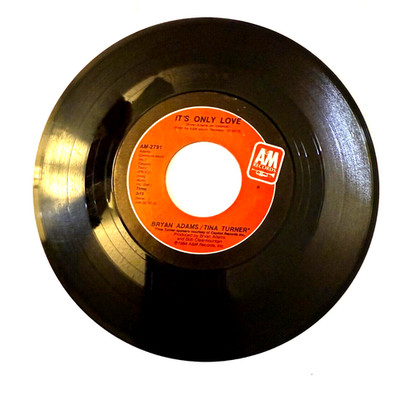 Bryan Adams Tina Turner Its Only Love A&M 1984 AM-2791 Pop Rock Vinyl 45 7'' GC