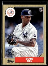 2022 Topps #T87-3 Luis Gil 1987 Topps Baseball 35th Anniversary Card 1303Q