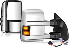 Towing Mirrors Compatible with 1999-2016 Ford F250 F350 F450 F550 Super Duty Tru