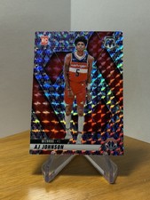 2024-2025 Panini Mosaic AJ Johnson Purple Snakeskin Prizm 16/24 🔥