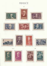 FRANCE ! Timbres anciens de 1938 n°377-397, 396 NEUFS et oblitérés