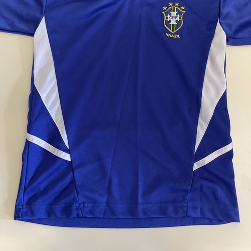Brazil Away 2002-04 Brasilien Camiseta Futbol Soccer Shirt XL Boys - Picture 2 of 17