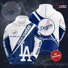 Personalized Los Angeles Baseball Team Dodgerss 3D Hoodie, Unisex Adults S-5XL