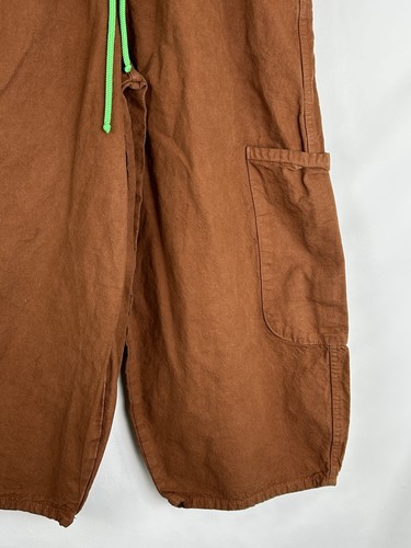 Meals Clothing Unisex SIZE XS CHEF PANTS Chocolate Vibrant Ultra Wide Leg Cotton - Picture 3 of 16