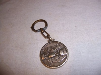 Vintage Metal Keychain Grand Prix de Monaco Formula 1 F1 Race France 1970s