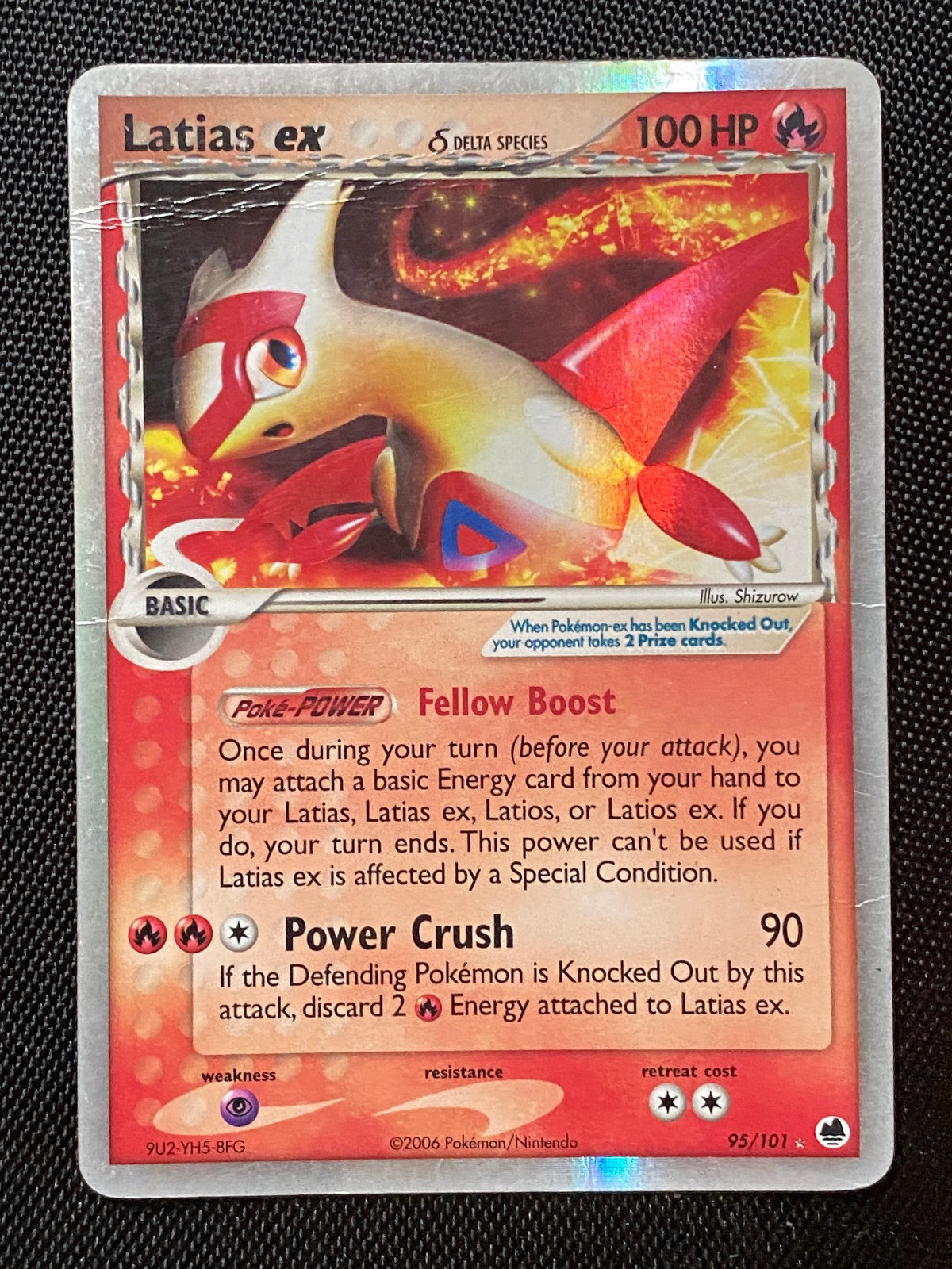 Latias ex 95/101 (DMG) Dragon Frontiers Delta Species Holo Pokemon TCG