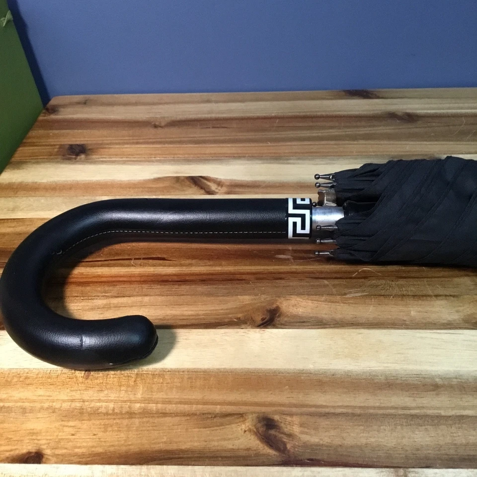 Paraguas unisex Versace Medusa edición limitada negro azul Foto 4 de 4