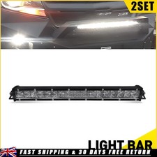 2Pcs 14" White LED Work Light Bar Combo Spot Flood Driving Off Road SUV Boat ATV