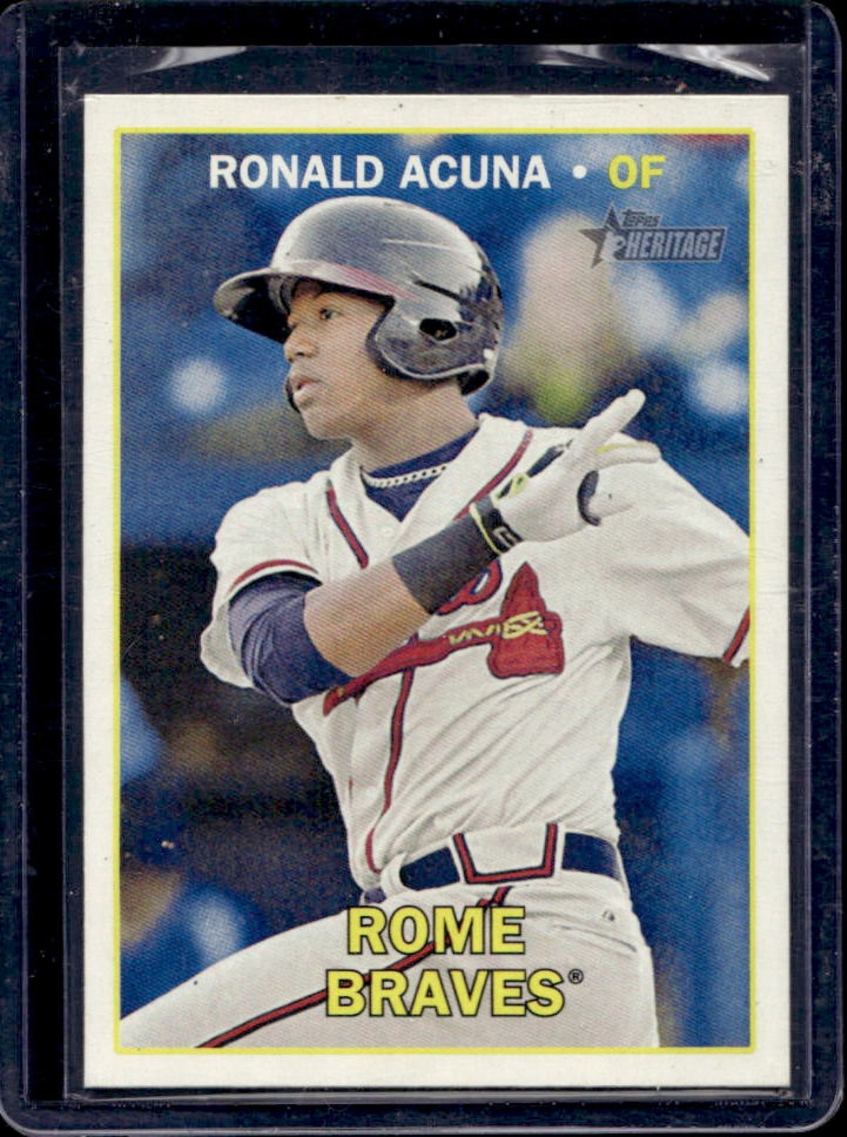 2016 Topps Heritage Minor League Ronald Acuna #165