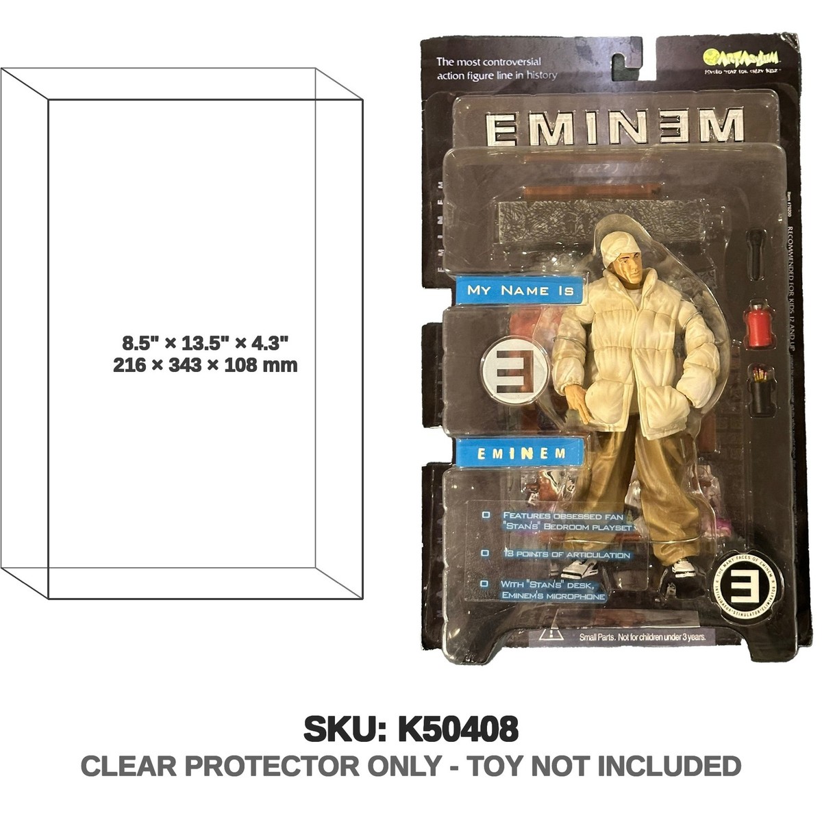 Protector For Eminem Art Asylum Figure | eBay