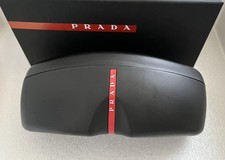 PRADA EMPTY Plastic Glasses case and cleaning cloth/Authentic