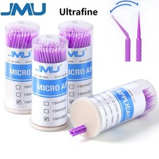 400 JMU Dental Disposable Micro Brush Microbrush Applicator Ultrafine 1.5mm
