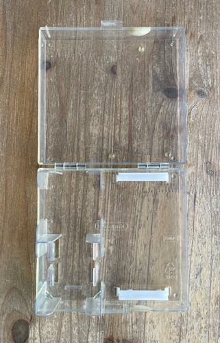 BOX ONLY Original Nintendo Gameboy Console Clear Hard Case Box DMG PLAY IT LOUD! - Picture 8 of 11