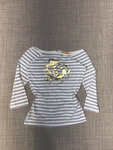 Apple Bottoms VTG Y2K Women’s Cute Striped Anchor Shirt Size S - Image 1