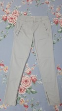 Vintage Prada Women's Gray Skinny Skinny Pants Size 40 Made In Itala