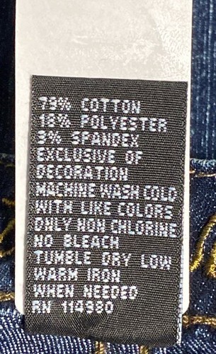 NWT ZZYZX Womens Blue Studded Mid-Rise Pockets Classic Denim Bootcut Jeans Sz 9 - Picture 4 of 5