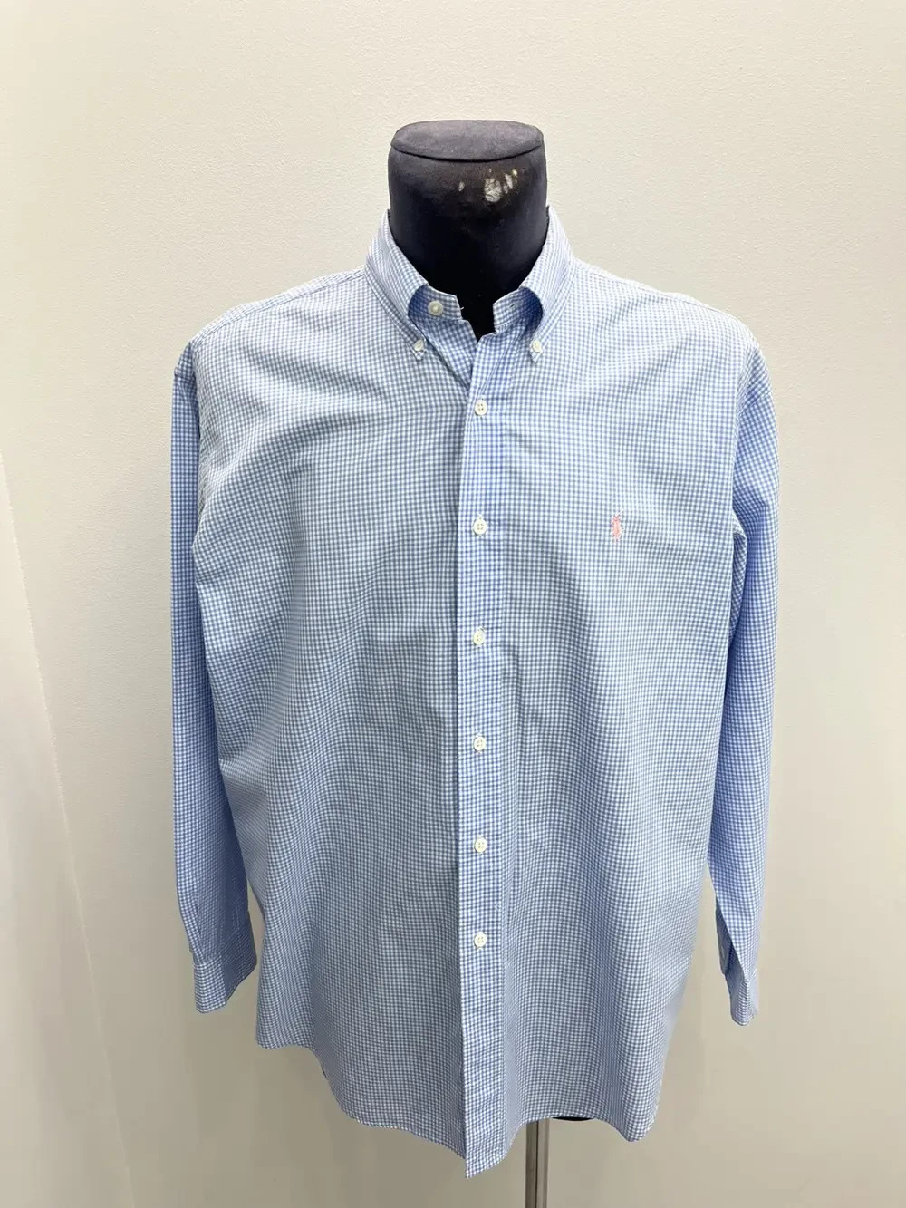 Vintage Polo Ralph Lauren Check Oxford Cotton Shirt Size L