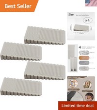 4 Pack Door Stoppers, Rubber for Bottom of Door, Rubber Door Stopper Wedge, Stur