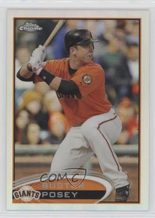 2012 Topps Chrome Refractor Buster Posey #24 2xw