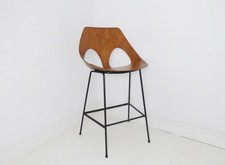 STUNNING VINTAGE RARE FRANK GUILLE KANDYA BENTWOOD JASON BAR STOOL CHAIR