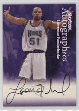 1999-00 Skybox Premium Autographics Lawrence Funderburke Auto 1nf5