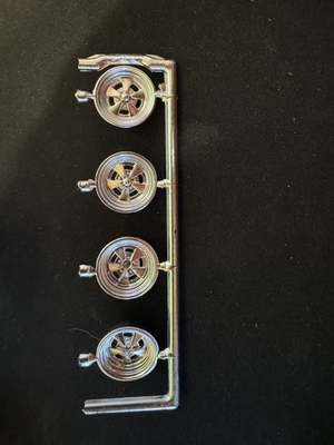 #ad #ad AMT Trophy Series 1925 Model T Ford Parts Kit Bash Chrome Tera Thrust Wheels $5.88