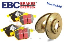 EBC Turbo Groove Bremsscheiben, Beläge vorne für Ford Fiesta Kasten JV 98 >> 03