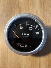 Vintage Auto Meter Tachometer 733-1