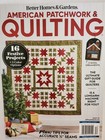 BH&G AMERICAN PATCHWORK &QUILTING 16 FESTIVE PROJECTS + 5 COLOR OPTIONS 2025...