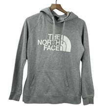 The North Face Hoodie Sweatshirt Women's Size Medium Gray Half Dome Pullover